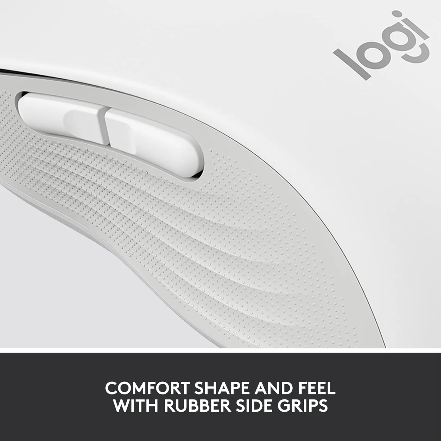 Logitech Bluetooth Mouse Signature M650 Off-White view 3